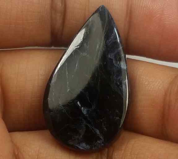17.07 Carat Blue Africa Pietersite 30.30 x 17.26 x 3.95 mm