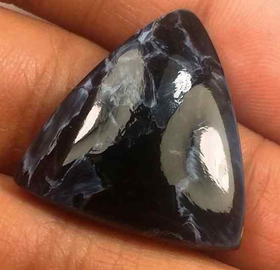 17.01 Carat Blue Africa Pietersite 22.90 x 21.61 x 4.80 mm