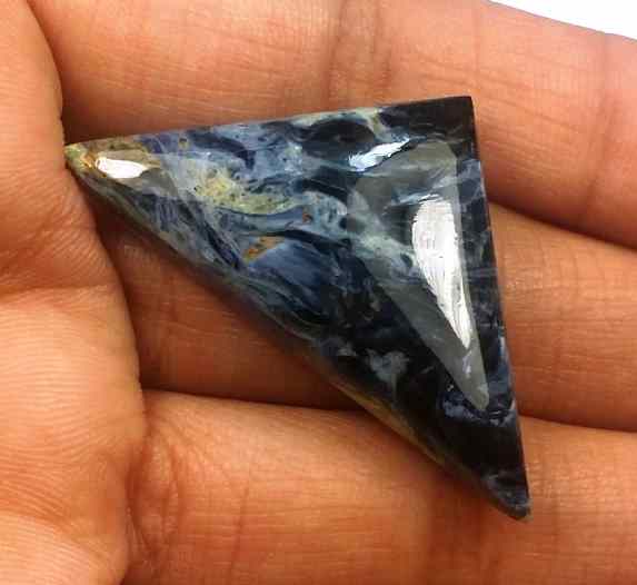 21.97 Carat Blue Africa Pietersite 39.36 x 21.58 x 5.22 mm