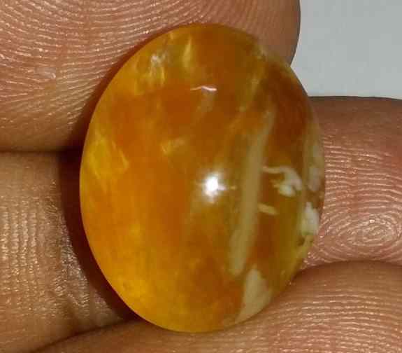 15.91 Carats Tourmaline Cat's Eye 17.68 x 14.06 x 10.22 mm
