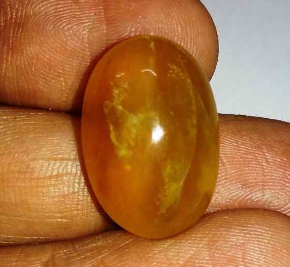 18.83 Carats Tourmaline Cat's Eye 12.31 x 15.10 x 9.74 mm