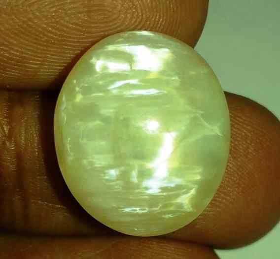 13.87 Carats Tourmaline Cat's Eye 17.66 x 15.38 x 8.38 mm