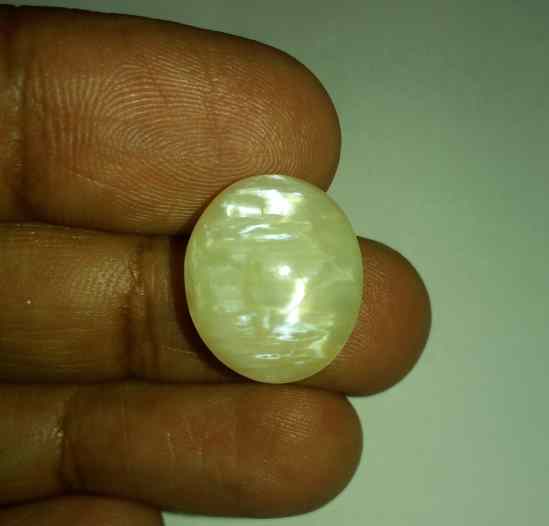 13.87 Carats Tourmaline Cat's Eye 17.66 x 15.38 x 8.38 mm