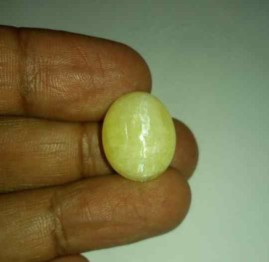 18.60 Carats Tourmaline Cat's Eye 18.85 x 15.27 x 12.48 mm