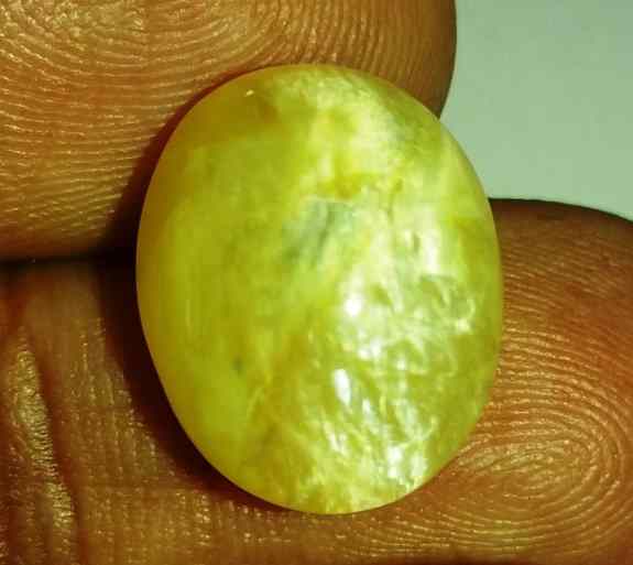 10.20 Carats Tourmaline Cat's Eye 15.54 x 12.76 x 9.62 mm