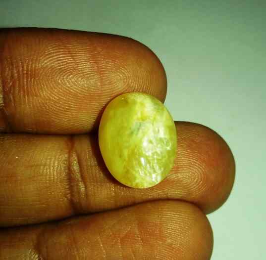 10.20 Carats Tourmaline Cat's Eye 15.54 x 12.76 x 9.62 mm