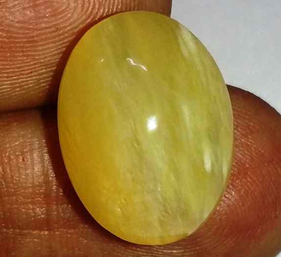 14.57 Carats Tourmaline Cat's Eye 18.08 x 13.37 x 10.80 mm
