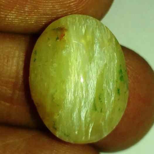 12.16 Carats Tourmaline Cat's Eye 17.42 x 13.23 x 9.05 mm
