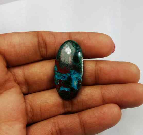 20.33 Carats Chrysocolla 32.52 x 17.12 x 3.86 mm