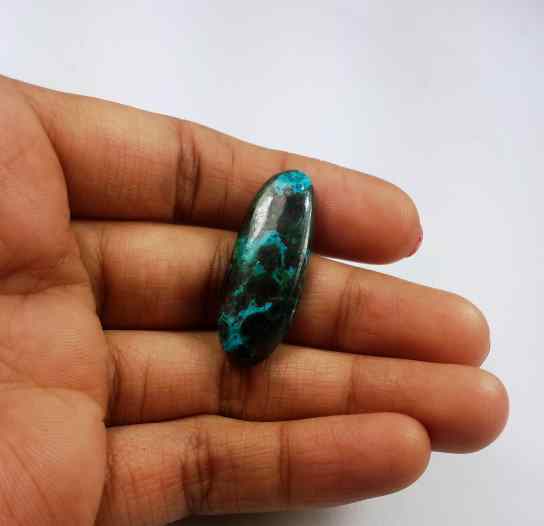 21.34 Carats Chrysocolla 36.68 x 12.27 x 4.65 mm