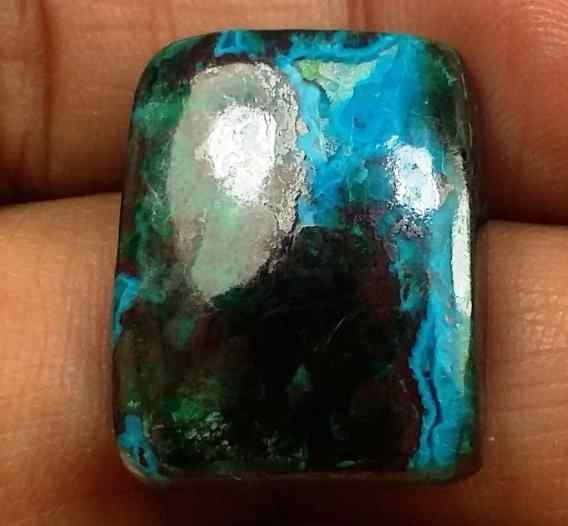 16.69 Carats Chrysocolla 19.36 x 15.48 x 4.48 mm