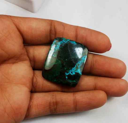 37.85 Carats Chrysocolla 30.57 x 25.57 x 4.06 mm