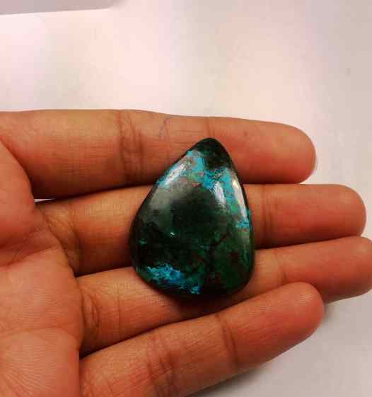 38.81 Carats Chrysocolla 34.40 x 26.61 x 4.61 mm