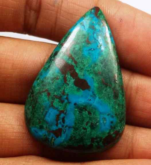 44.93 Carats Chrysocolla 36.97 x 24.96 x 5.94 mm