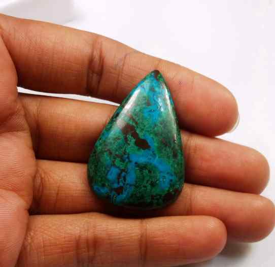 44.93 Carats Chrysocolla 36.97 x 24.96 x 5.94 mm