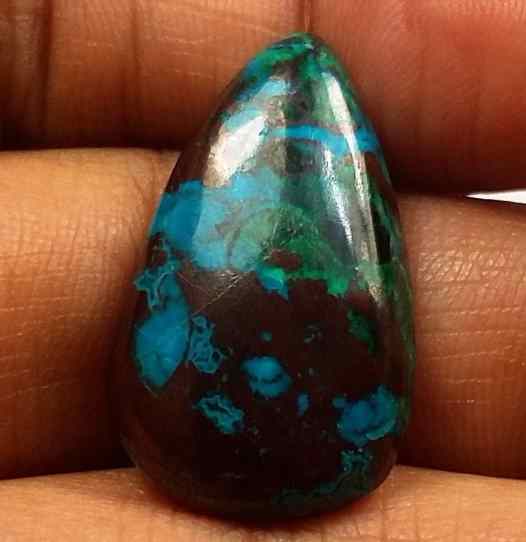 13.15 Carats Chrysocolla 24.05 x 14.30 x 4.34 mm
