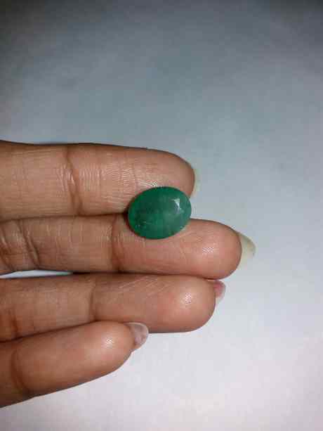 5 Carat Colombian Emerald 12.25x9.65x6.57mm