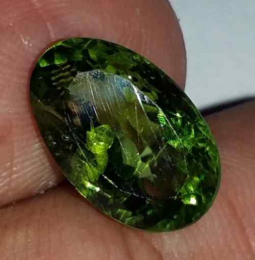 4.87 Carat Green Peridot 13.03x8.25x5.80mm