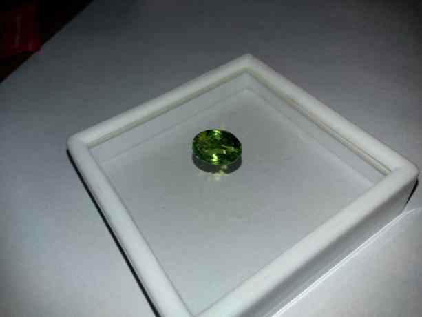 5.74 Carat Green Peridot 12.65x8.70x6.40mm