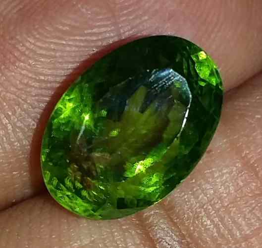 7.34 Carat Green Peridot 12.86x9.10x7.80mm