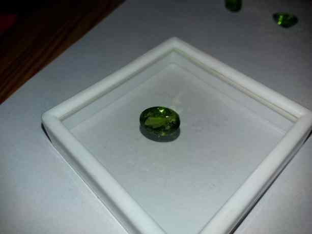 7.34 Carat Green Peridot 12.86x9.10x7.80mm