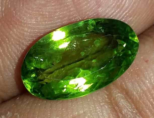 6.2 Carat Green Peridot 14.15x8.35x6.20mm