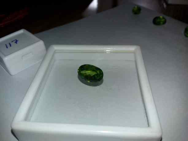 8.35 Carat Green Peridot 15.05x9.50x7.57mm