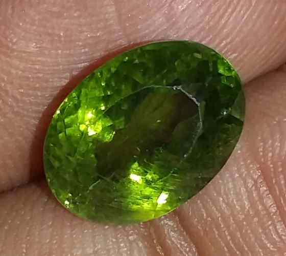 6.22 Carat Green Peridot 12.25x8.85x7.10mm