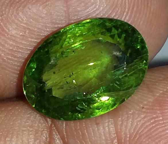 7.3 Carat Green Peridot 13.42x9.61x7.05mm