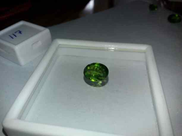 7.3 Carat Green Peridot 13.42x9.61x7.05mm