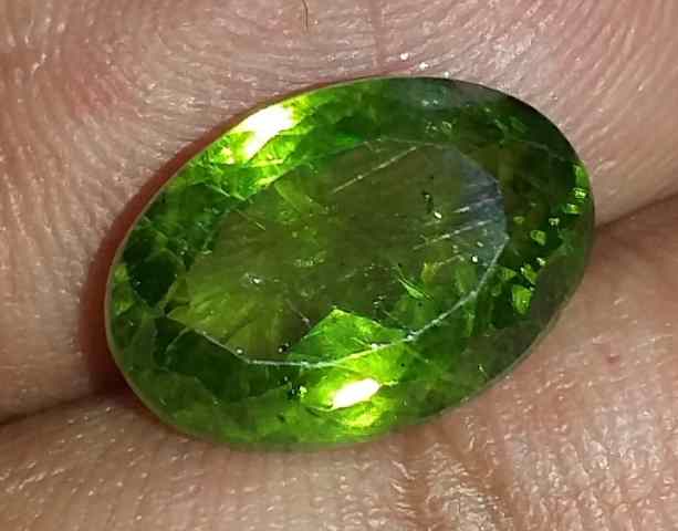 7.11 Carat Green Peridot 13.30x9.21x6.90mm