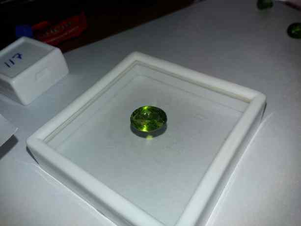 7.11 Carat Green Peridot 13.30x9.21x6.90mm