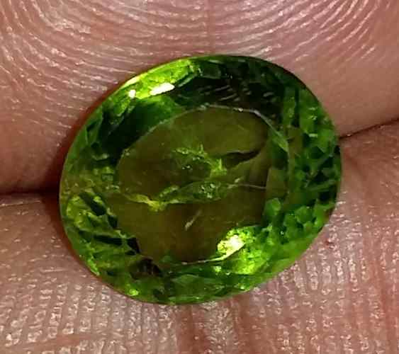 5.65 Carat Green Peridot 11.52x9.66x6.22mm