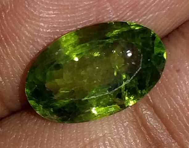5.1 Carat Green Peridot 13.37x8.45x5.78mm