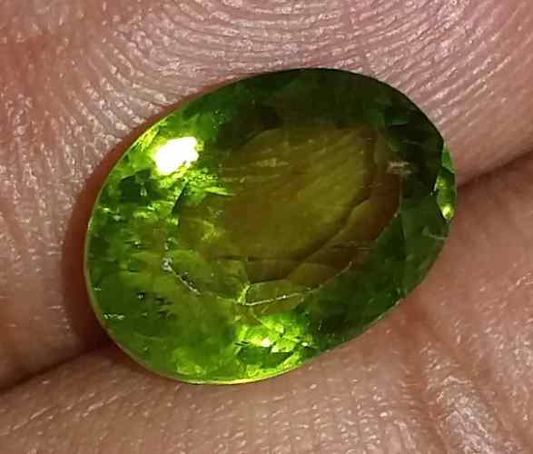 5.38 Carat Green Peridot 12.40x8.85x6.70mm