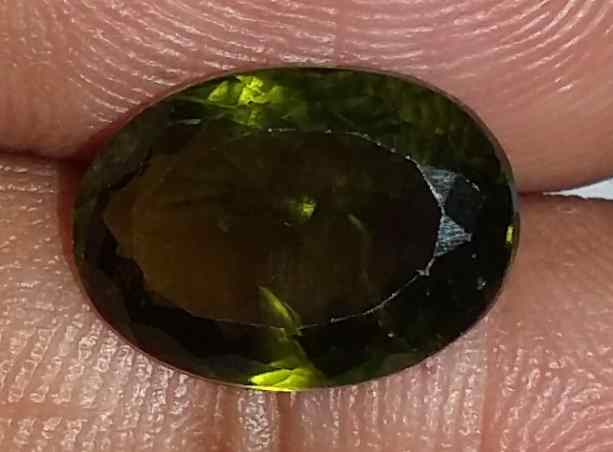 5.46 Carats Green Peridot 12.47x9.18x5.85mm