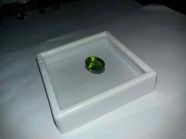 6 Carats Green Peridot 13.80x9.15x6.31mm