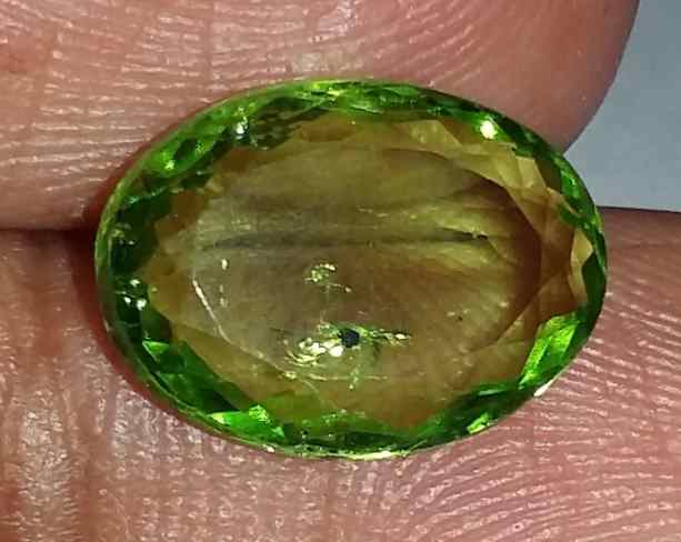 4.04 Carats Green Peridot 12.51x9.22x4.07mm