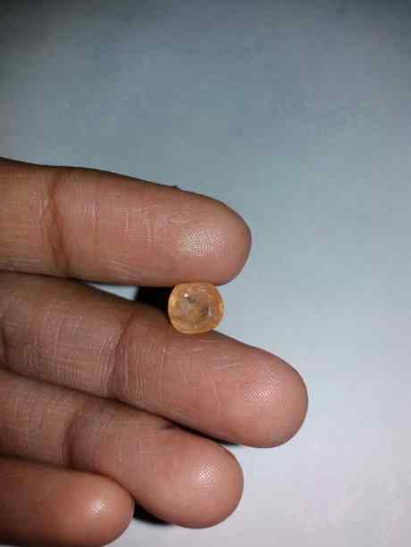 2.58 Carats Orange Sapphire 7.57x7.40x4.31mm