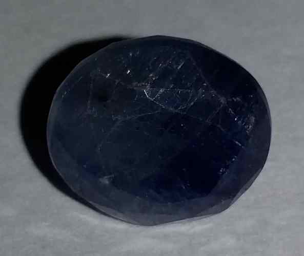 6.93 Carats Blue Sapphire 10.55x9.52x7.76mm