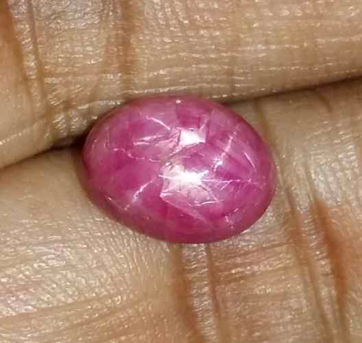 5.84 Carats Star Ruby Kenya Mines 10.65x8.10x6.32mm