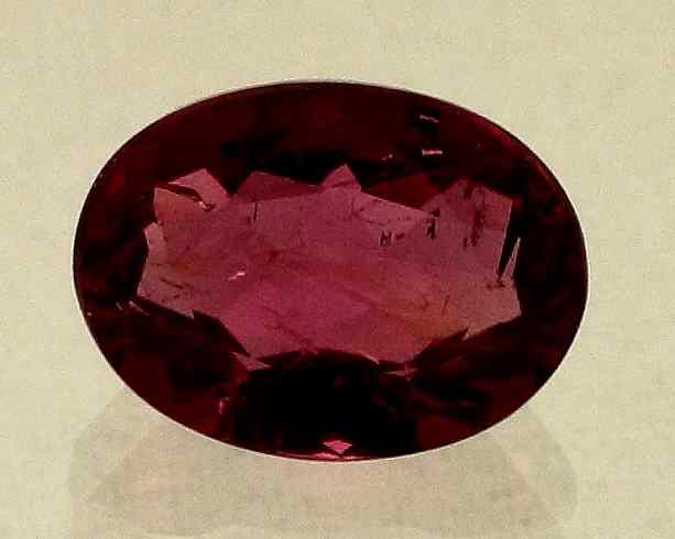 2 Carats Rubellite Tourmaline 9.00x6.85x4.25mm