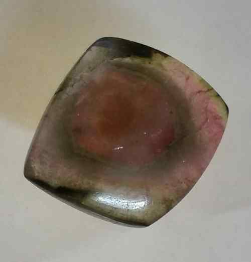 13.95 Carats Watermelon Tourmaline 17.17x16.08x5.35mm