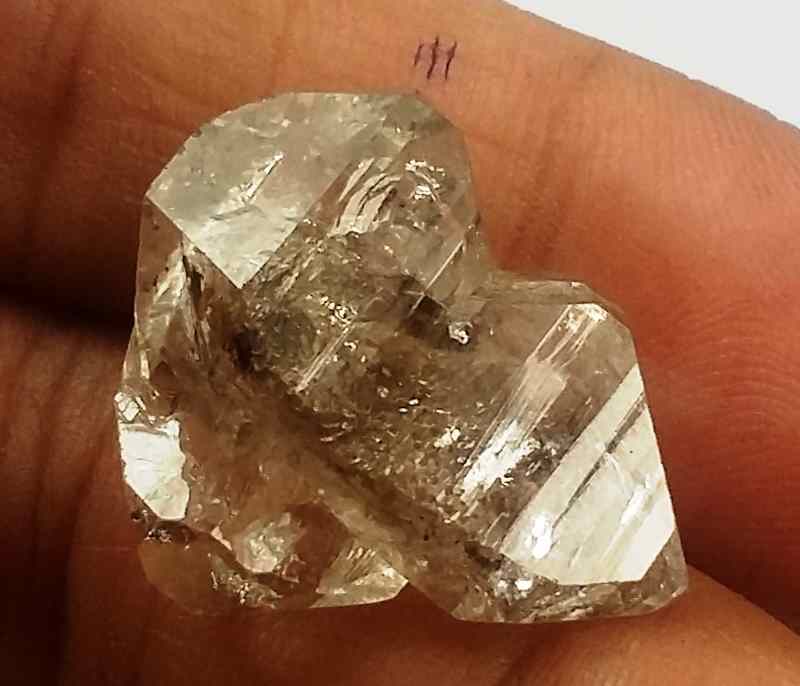 12.9 Carats Herkimer Diamond 20.61 X 16.63 X 7.53 mm