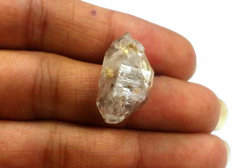 14.49 Carats Herkimer Diamond 12.41 X 12.08 X 11.19 mm