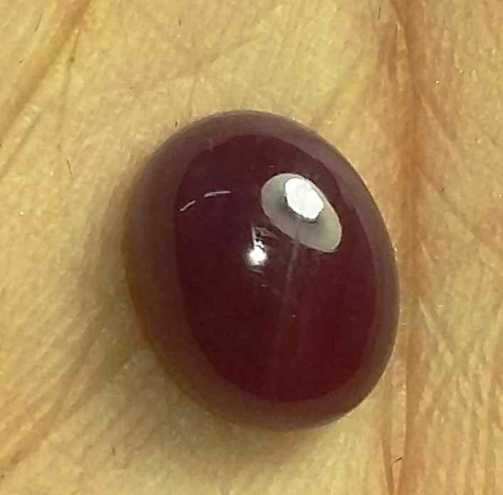 4.37 Carats Ruby Johnson Mines 9.75 X 7.51 X 5.21 mm