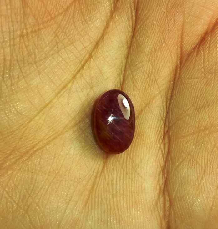 6.22 Carats Ruby Johnson Mines 12.80 X 8.29 X 5.38 mm