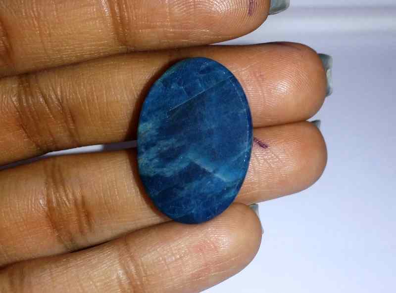 33.42 Carats Neon Apatite 24.40 X 17.12 X 8.46 mm