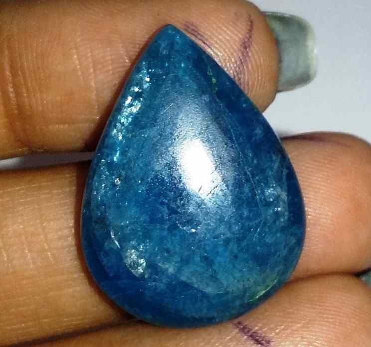 22.81 Carats Neon Apatite 24.85 X 18.545.52 mm