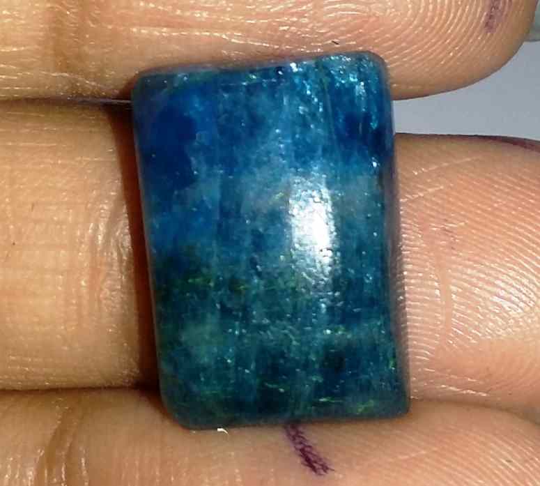 12.6 Carats Neon Apatite 16.57 X 11.77 X 5.36 mm